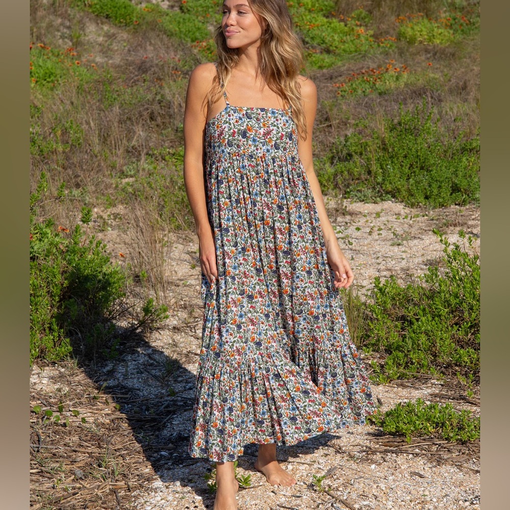 Boho Floral Maxi Dress